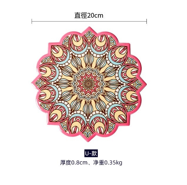熱推創意陶瓷鍋墊(U款-陶瓷鍋墊)