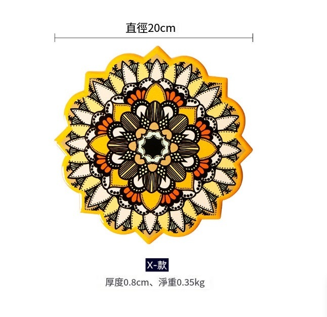 熱推創意陶瓷鍋墊(X款-陶瓷鍋墊)