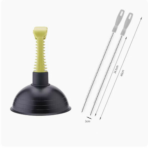 爆款水槽水池管道疏通器（水槽疏通器（綠色）+管道疏通刷（2支裝））