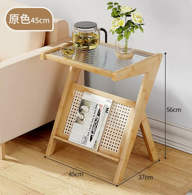 Popular bedside table (45 primary color-Changhong glass)