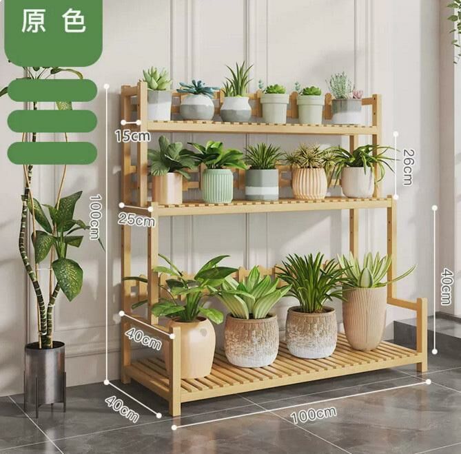 Hot push floor-standing flower stand (three layers, 100 primary colors)