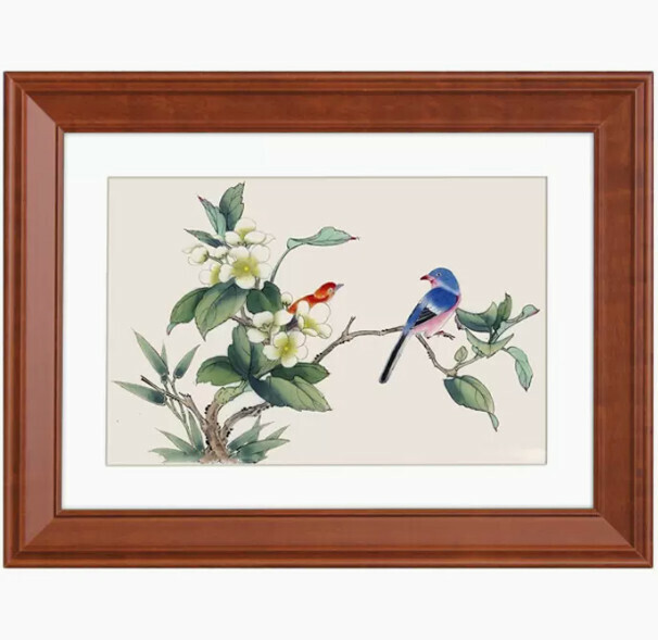 Hot selling Chinese painting frame (walnut color 20 inches [40.5*50.5]CM)