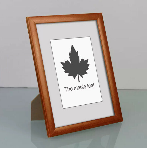 Hot selling solid wood photo frame table (walnut color 8 inches [15.2*20.3]CM)