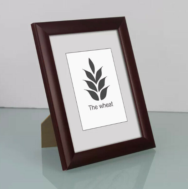 Hot selling solid wood photo frame table (mahogany color 16 inches [30.5*40.6]CM)