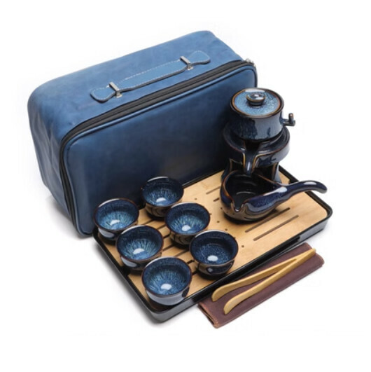 Hot Selling Automatic Teapot Teacup Ceramic Kung Fu Tea Set [B Molan Kiln Transformed Automatic Tea Set + Long Dry Infusion Tray]
