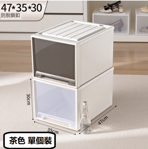 Hot selling wardrobe drawer storage box ([brown] single pack (depth 47*width 35*height 30)