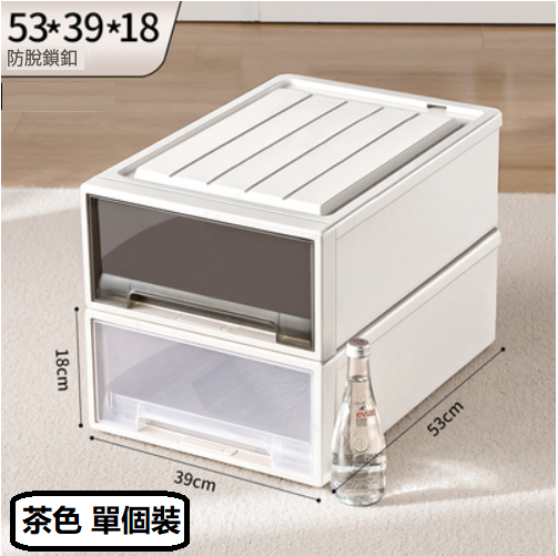 Hot selling wardrobe drawer storage box ([brown] single pack (depth 53*width 39*height 18)
