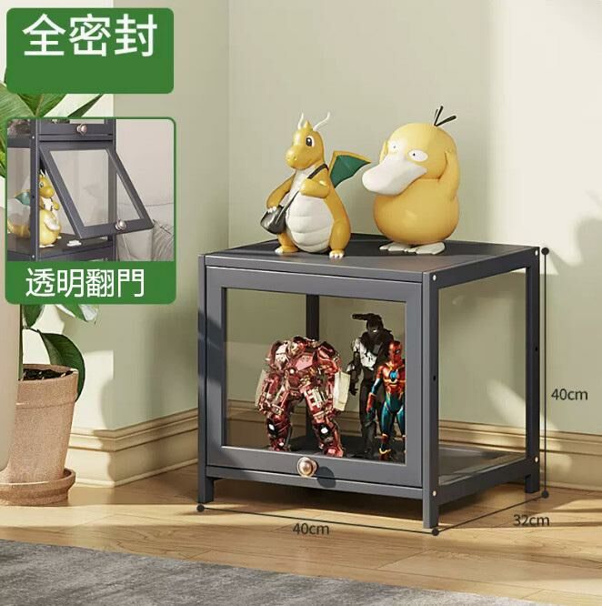 爆款手辦透明展示櫃（全透明 1層40cm長）