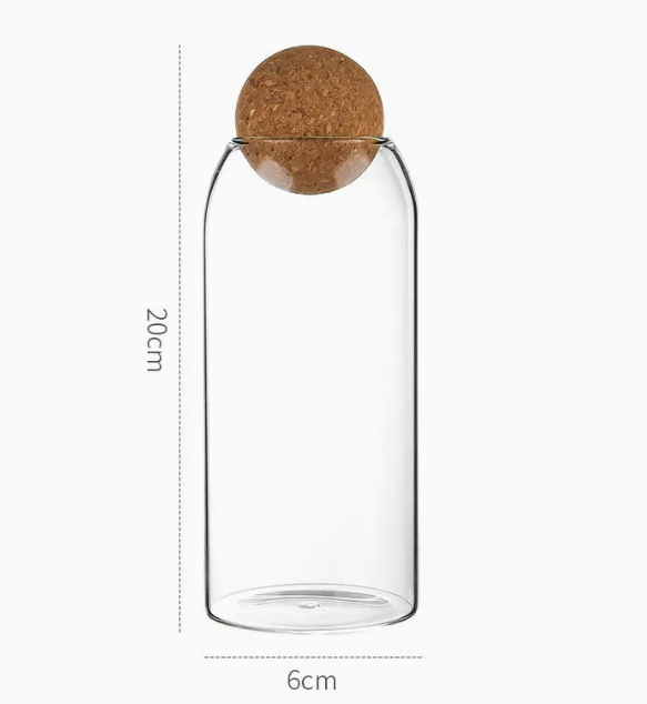 新款玻璃密封罐(乾貨收納罐【大號】)