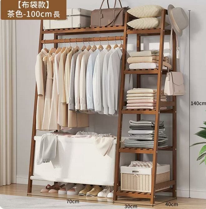 New coat rack (100CM brown)