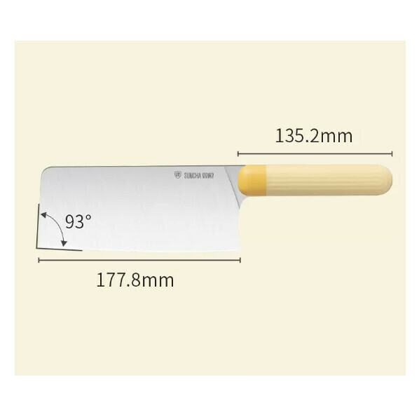 New kitchen knife, special vegetable cutting knife, food supplement knife, fruit knife (white)