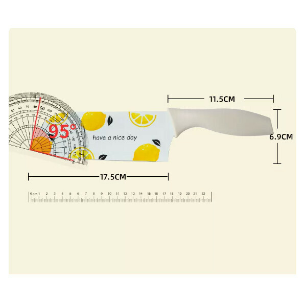 New kitchen knife, special vegetable cutting knife, food supplement knife, fruit knife (brown)