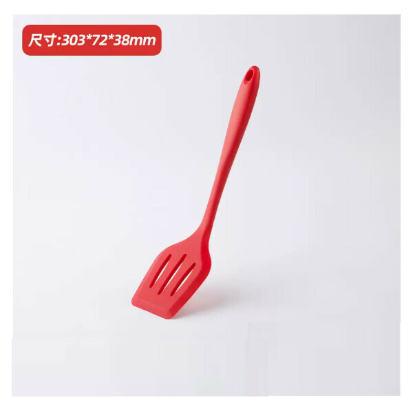 新款矽膠鍋鏟不粘鍋耐高溫炒菜鏟子湯勺廚具(不粘鍋專用煎鏟【食品級矽膠/耐高溫220℃】)