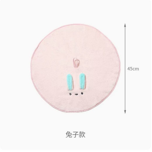 Hot selling hanging quick-drying kitchen hand towel (pink rabbit-hand towel)