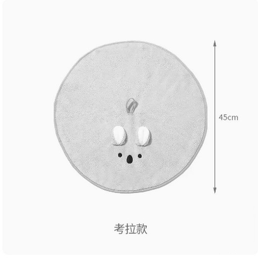 Hot selling hanging quick-drying kitchen hand towel (gray koala-hand towel)