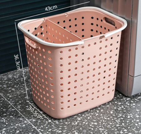 Hot Selling Storage Basket (Pretty Pink-Round Hole Model [Upgraded with Partition])