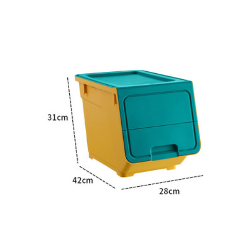 Hot selling storage box (golden yellow [42*31*28cm] with wheel models)