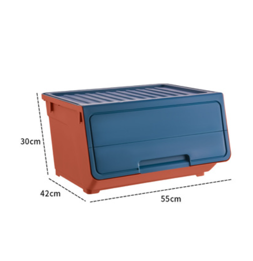 Hot selling storage box (amber red [42*30*55cm] with wheels)