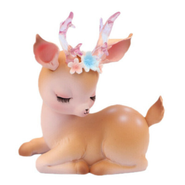 New Nordic style deer ornament (4B large flowery deer)