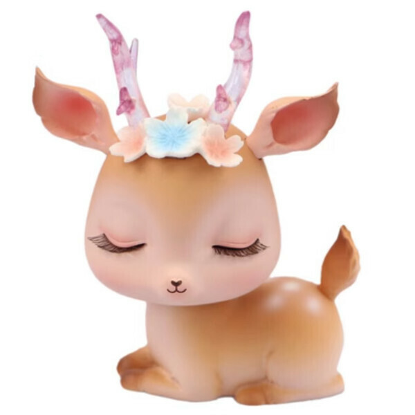 Popular Nordic style deer ornaments (8B brown bobble head deer)
