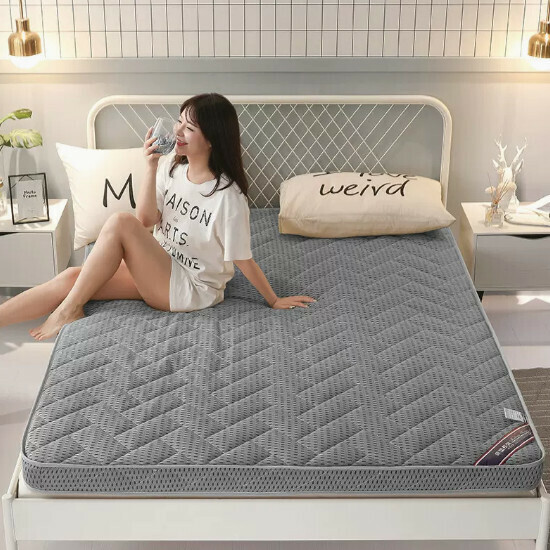 Popular bedroom mattress [4D bamboo charcoal gray 10 cm thick 1.2*1.9 meters]