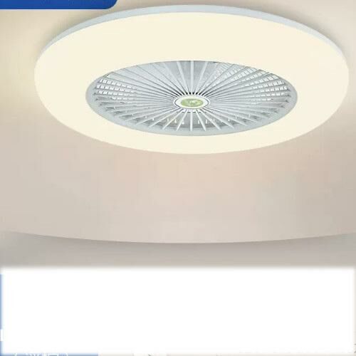 爆款現代吸頂電風扇吊燈（A款白色款-無極調光-遙控+手機APP）