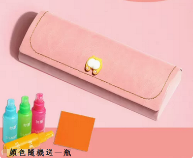 Hot recommendation storage cute box myopia glasses case (specification: red)