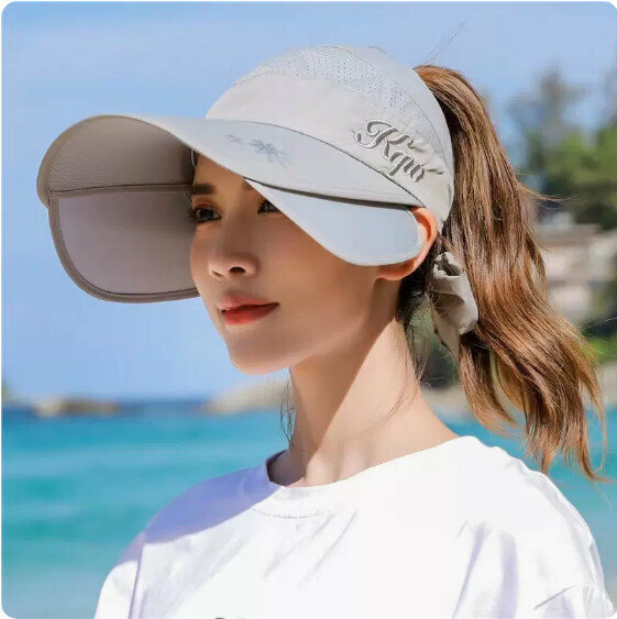 Hot summer sun hat (grey)