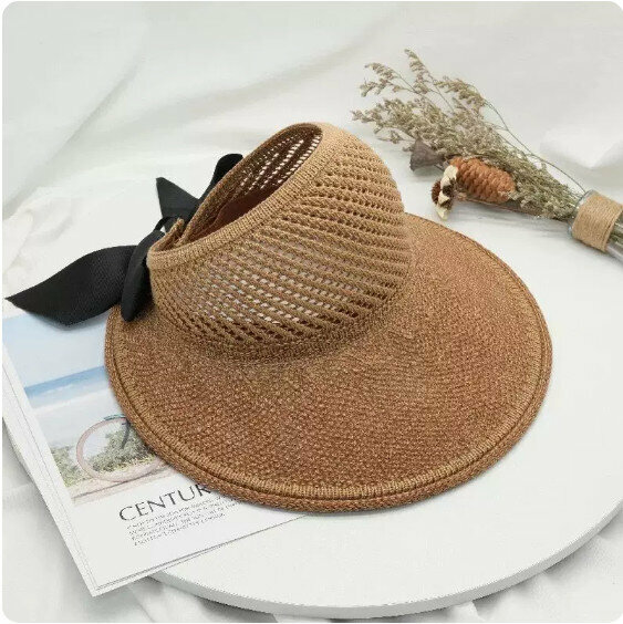 Hot summer sun protection and versatile sun hat (khaki) [one size fits all]