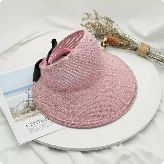 Hot summer sun protection and versatile sun hat (pink) [one size fits all]