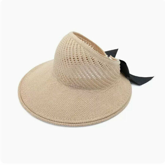 Hot summer sun protection and versatile sun hat (beige) [one size fits all]