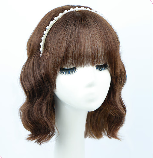 Hot recommendation: 1 decorative wool curly hair (natural black/mocha brown) (specification: length about 30CM) (please contact customer service to confirm the delivery color after placing the order)
