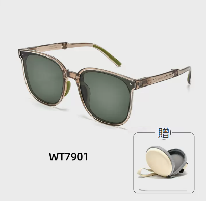 Hot Recommended Folding Sunglasses (Lano Green)