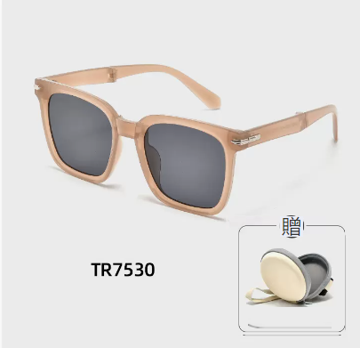 Hot recommended folding sunglasses (milk coffee tea)