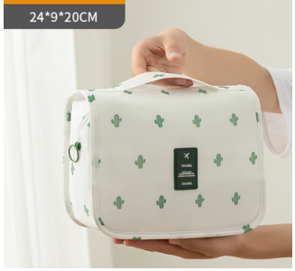 Hotly recommended toiletries storage bag ([Upgraded model] White Cactus)