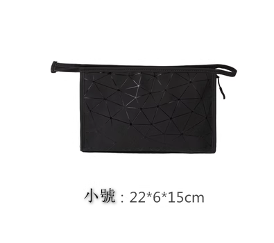 熱推洗漱收納袋（小號菱格--黑色）