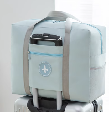 Hot recommended luggage storage bag for maternity bag (light blue) (double thickened - large size 55*24*45CM)