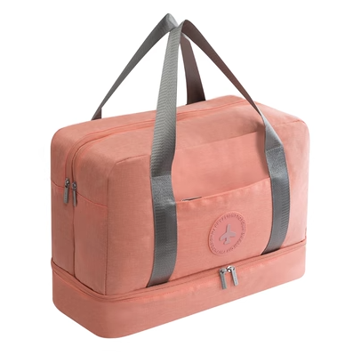 Hot recommendation hand luggage storage bag (little orange pink)