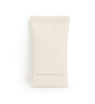 Hot recommended glasses bag (cloud white)