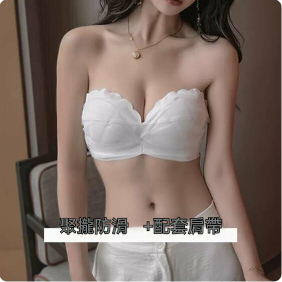 熱賣可拆卸肩帶網紗胸圍內衣（白色）【尺碼：38/85A】