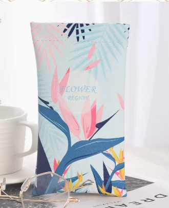 Hot selling printed glasses bag (Specification: Bird of Paradise)