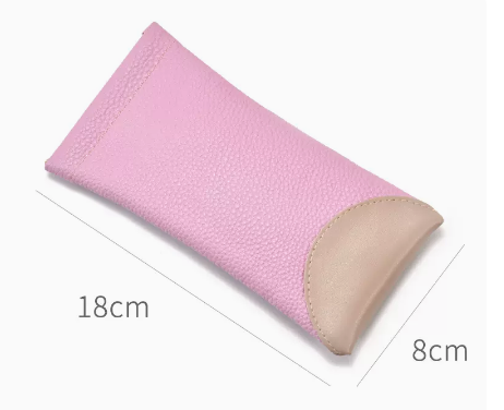 Hot selling glasses bag (specification: light purple [comes with lens cloth + cleaning fluid])