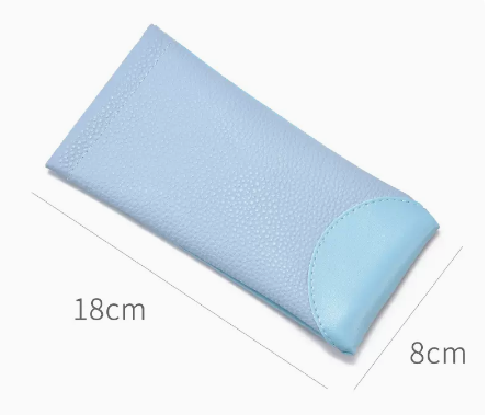 Hot Selling Glasses Bag (Specification: Sky Blue [Glasses cloth + cleaning fluid included])