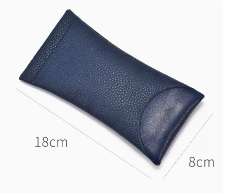 Hot selling glasses bag (specification: dark blue [comes with lens cloth + cleaning fluid])