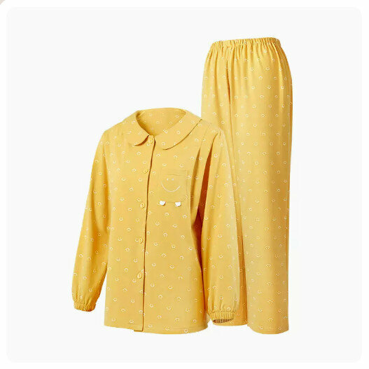 爆款產後哺乳睡衣家居服套裝【薑黃】（尺碼：M-XL碼）(下單後請聯絡客服確認發貨尺碼)