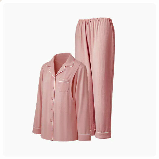 爆款產後哺乳睡衣家居服套裝【煙粉】（尺碼：M-XL碼）(下單後請聯絡客服確認發貨尺碼)