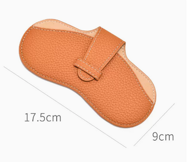 Popular glasses bag glasses bag (specification: brown)
