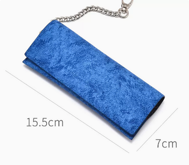 Popular glasses bag (specification: blue)