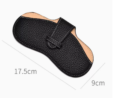 Popular glasses bag glasses bag (specification: black)