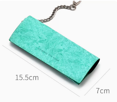 Popular glasses bag (specification: green)